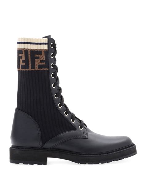 fendi combat boots free shipping